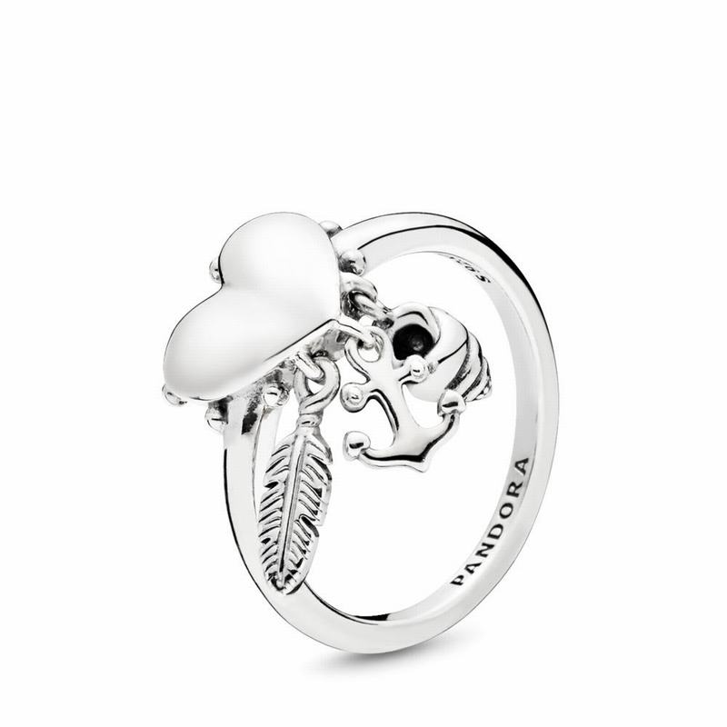 Pandora Spiritual Symbols Statement Ring - Sterling Silver - Canada | AR8566QC